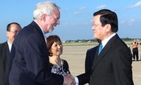 Staatspräsident Sang trifft Mitarbeiter der vietnamesischen Botschaft in den USA