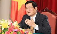 Staatspräsident Sang ehrt vietnamesische Schüler bei Mathematik-Olympiade