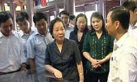Vize-Staatspräsidentin Doan besucht Gemeinde Nam Cuong 