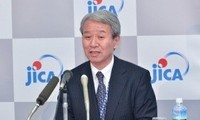 Staatspräsident Sang trifft JICA-Präsident Tanaka