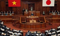 Staatspräsident Sang hält Rede vor japanischem Parlament