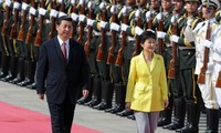 Staatspräsident Chinas besucht Südkorea