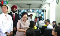 Vize-Staatspräsidentin Doan besucht Krankenhaus Hoan My in Danang