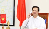 Premierminister Nguyen Tan Dung telefoniert mit Premierminister Japans Shinzo Abe 