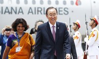 UN-Generalsekretär Ban Ki-moon besucht Vietnam