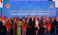Ban Ki-moon nimmt an Einweihung des Green One UN House in Vietnam teil