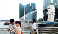 Vietnamesische Touristen werden stets in Singapur begrüßt
