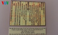 Ausstellung der königlichen Dokumente der Nguyen-Dynastie
