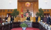 Vizepremierminister Nguyen Xuan Phuc trifft Würdenträger des Buddhistenverbands 
