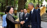 Parlamentspräsidentin Nguyen Thi Kim Ngan trifft US-Präsident Barack Obama
