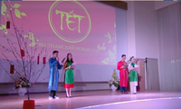Vietnamesische Studenten in Russland feiern das Neujahrsfest Tet
