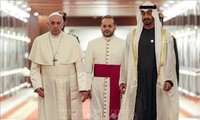 Historischen Reise in Abu Dhabi von Papst Franziskus