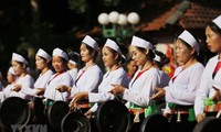 Auftritt der typischen immateriellen Kulturerbestätten der ethnischen Minderheiten in Hoa Binh