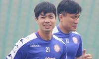 Fußballverein von Ho Chi Minh Stadt ohne Cong Phuong und Huy Toan beim Spiel gegen Hanoi FC