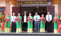 Ausstellung der Kultur der Volksgruppe Cham anlässlich des 46. Befreiungstags von Ninh Thuan