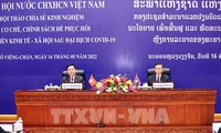 Vietnam und Laos teilen Erfahrungen in sozioökonomischer Entwicklung nach Covid-19-Pandemie