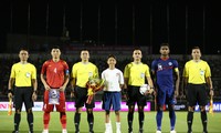 Internationales Freundschaftsfußballturnier: Nationalmannschaft Vietnams besiegt die Auswahl aus Singapur