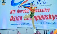 Aerobic-Mannschaft Vietnams gewinnt drei Goldmedaillen bei Aerobic-Asienmeisterschaft