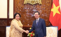 Staatspräsident Vo Van Thuong empfängt Pakistans Botschafterin