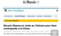 外国媒体纷纷报道奥巴马访越
