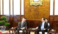 越南国家主席陈大光会见古巴驻越大使和欧盟驻越代表团团长