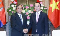 陈大光会见柬埔寨外交国际合作部大臣、阿根廷和缅甸大使