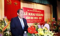 越南政府副总理张和平出席国家行政学院开学典礼