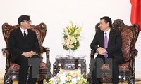 越南政府副总理王庭惠会见泰国驻越大使马诺猜