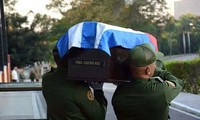 古巴开始举行菲德尔·卡斯特罗骨灰绕境活动