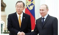 潘基文高度评价俄罗斯在保障国际和平与安全中所发挥的作用
