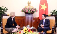 越南政府副总理兼外长范平明会见新西兰驻越大使马修斯