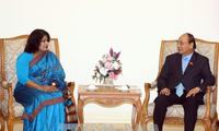阮春福会见孟加拉国新任驻越大使