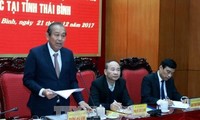 越南政府常务副总理张和平视察太平省