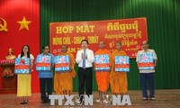 茶荣省举行见面会  庆祝高棉族同胞传统新年