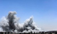 伊拉克空军对叙利亚境内“伊斯兰国”组织据点发动空袭