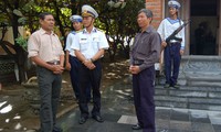 Treffen mit dem Soldat, der die Flagge auf der Song Tu Tay Insel gehisst hat