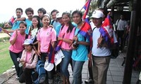 Treffen zwischen vietnamesischen und kambodschanischen Jugendlichen 