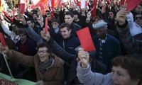 Demonstration in Portugal gegen Sparetat