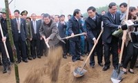 Staatspräsident Truong Tan Sang startet Bewegung „Baumpflanzen zum Neujahr“