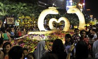 Mehr Touristen kommen nach Ho Chi Minh Stadt zum Tetfest