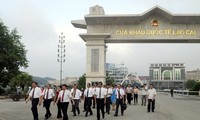 Aufbau eines freundschaftlichen Posten an der Vietnam-China-Grenze 