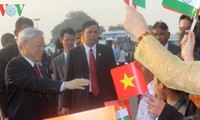KPV-Generalsekretär Nguyen Phu Trong besucht Indien