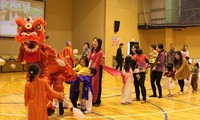 Vietnamesische Studenten in vielen Ländern feiern das Tetfest