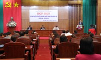 Pressekonferenz zur Planung der Feierlichkeit des Dien Bien Phu-Sieges