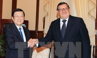Staatspräsident Truong Tan Sang trifft Chiles Botschafter zum Ende seiner Amtszeit