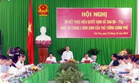 Vizepremierminister Vu Van Ninh bei Zwischenbilanzkonferenz zum Ausbau der Stadt Can Tho
