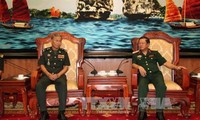 Armeen Vietnams und Kambodschas arbeiten beim Informationsaustausch zusammen