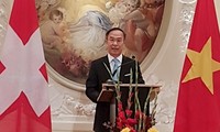 Vietnams Delegation in Genf trifft sich am Anfang vom Jahr des Hundes