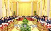 Vizestaatspräsidentin Dang Thi Ngoc Thinh trifft Delegation der IHK Japans
