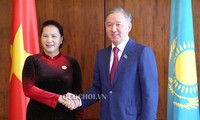 Kasachstans Unterhauspräsident Nurlan Nigmatulin besucht Vietnam